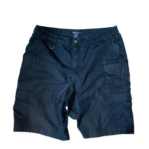 5.11 Tactical Cargo Shorts Sz 34 Black Tactile Pro Ripstop